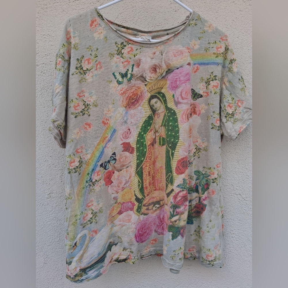 Magnolia Pearl Mary Spiritual Rose Tee